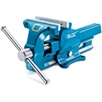 Tornillo de banco de Heuer- con mordazas reversibles e intercambiables- dentadas y lisas- 4661836